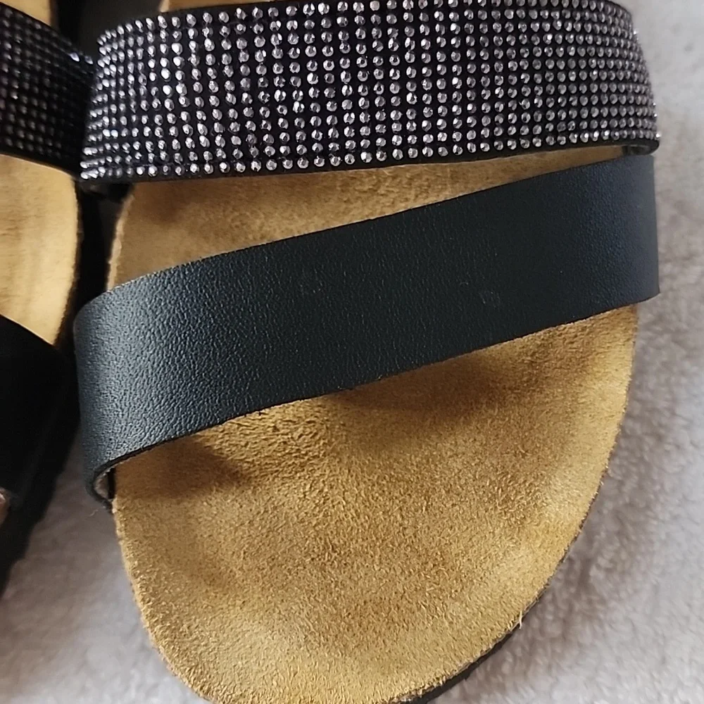 Naot Krisra Womens Black Strappy Sandals Size 8 New Without Tag - Picture 3 of 11